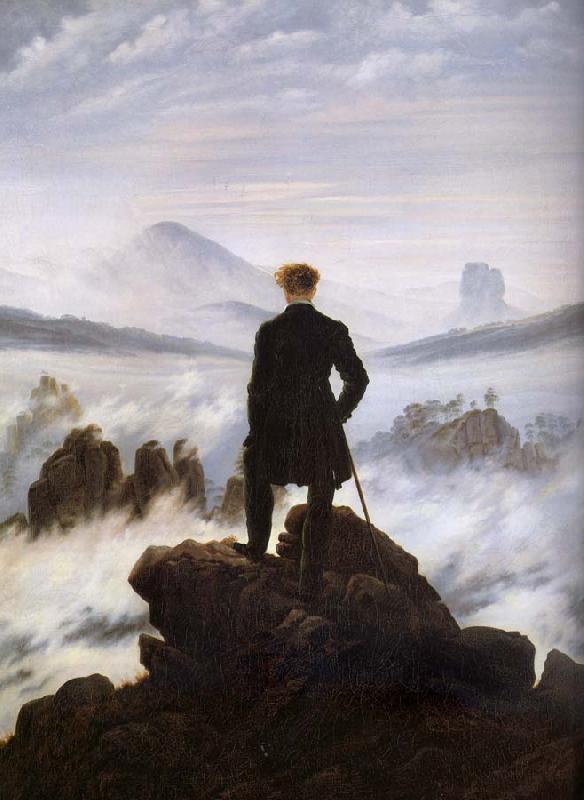 Caspar David Friedrich The walker above the mists Germany oil painting art